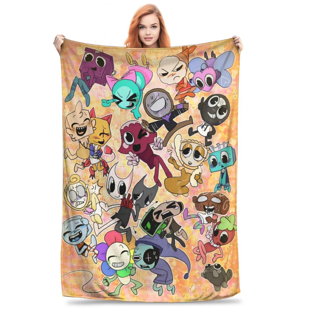 Dandys World Print Blanket for Men and Women Warm Cozy Fluffy Throw Blanket for Bed x Inches Multiple Sizes Available