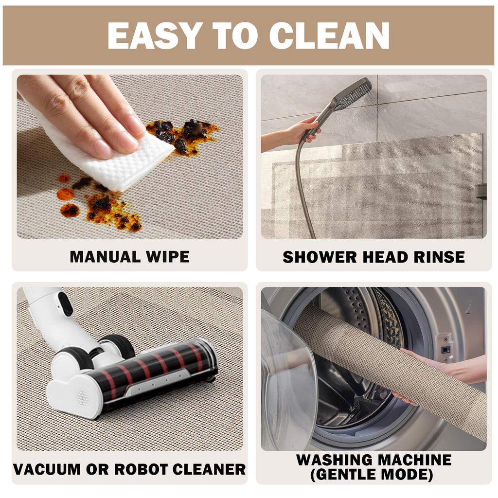 Non Slip Thin Bath Mat Bathroom Rugs With Rubber Backing Quick Dry Super Absorbent Washable Rugs for Bathroom Home Decor