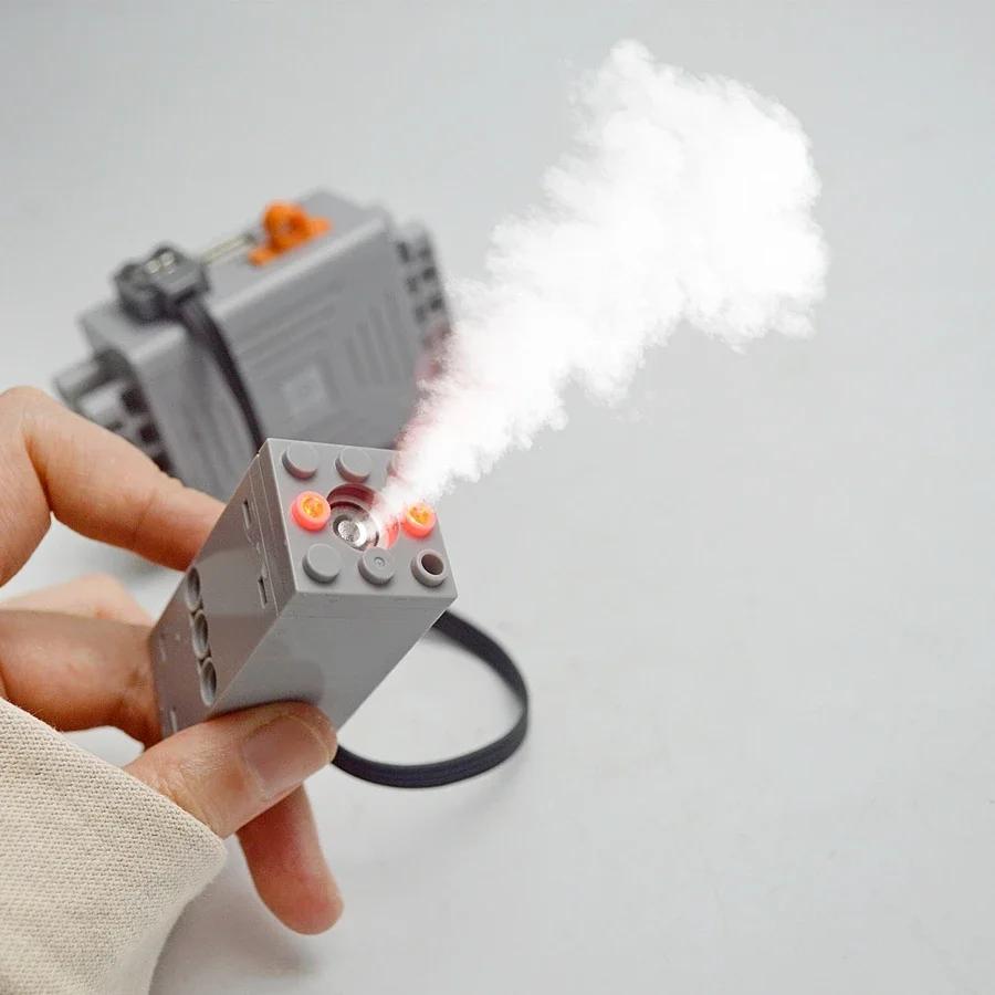 NEW Technical Motor Sprayer Bricks Custom Creation Multi Tool Air Humidifier Power Function Model Part Perfect For High-Tech Assembling Bricks Kid Toy