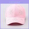 Alphabet Flower Embellished Baseball Cap With Adjustable Fit For Fashion Enthusiasts