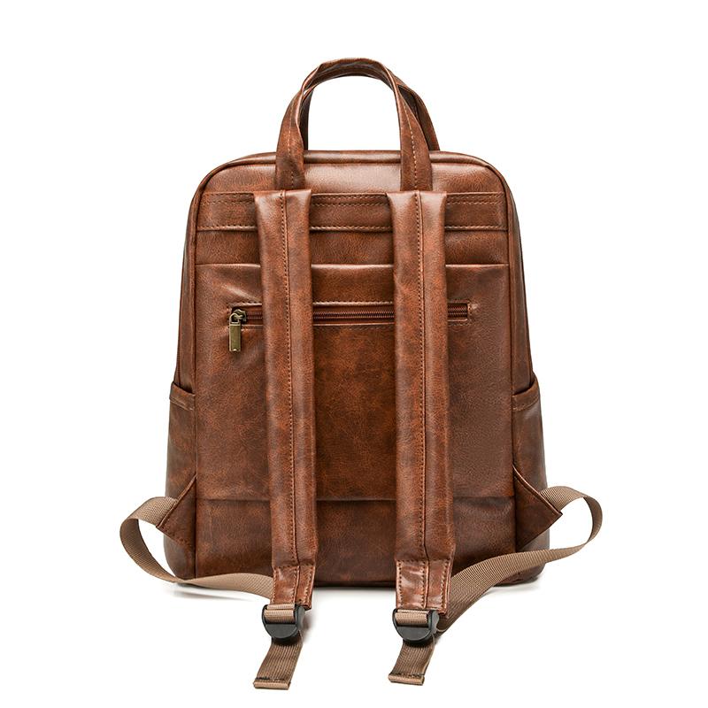 Business Backpack Female PU Backpack Student Schoolbag
