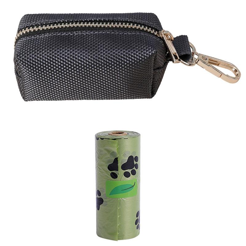 

Pet picking bags Hot sale pet garbage bags shovel bags and toilet bags dispensers are easy to carry сірий