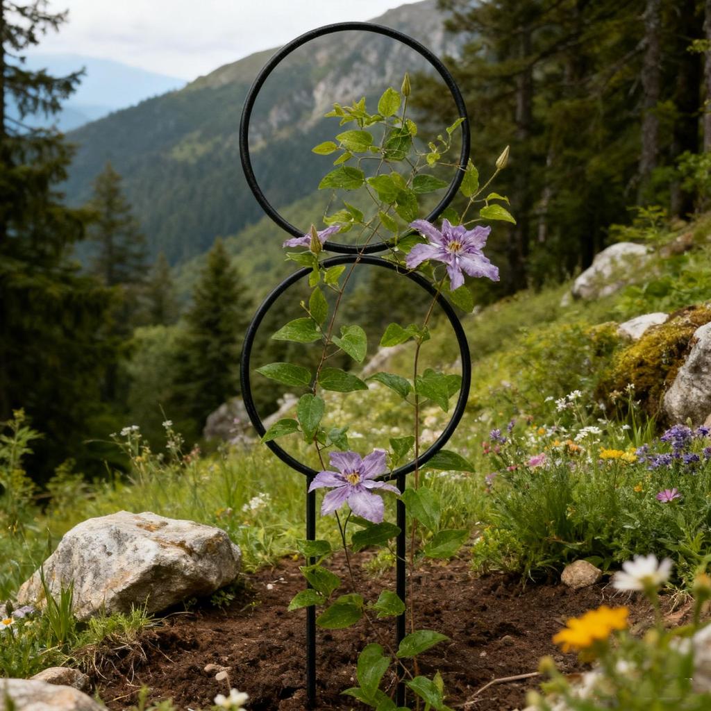 Plant Trellis Weather Resistant Wall Mount Adjustable Support Metal Plant Trellis For Indoor Outdoor Home Wedding Gardening