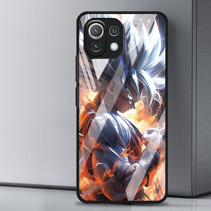 D-ragonS B-allS Goku Hülle für Xiaomi mi 12X Note 10 11 Lite 12 10 Pro 13 10T 14 12T 11T Glas Handyhülle