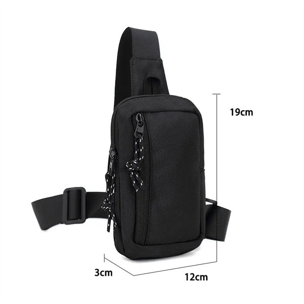 Oxford Men Chest Bag Casual Man Phone Bags Travel Phone Bags Male Shoulder Bag  Running