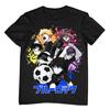 Blue Lock Team New TshirtYoichi IsagiMeguru BachiraKunigami Rin Black Shirt
