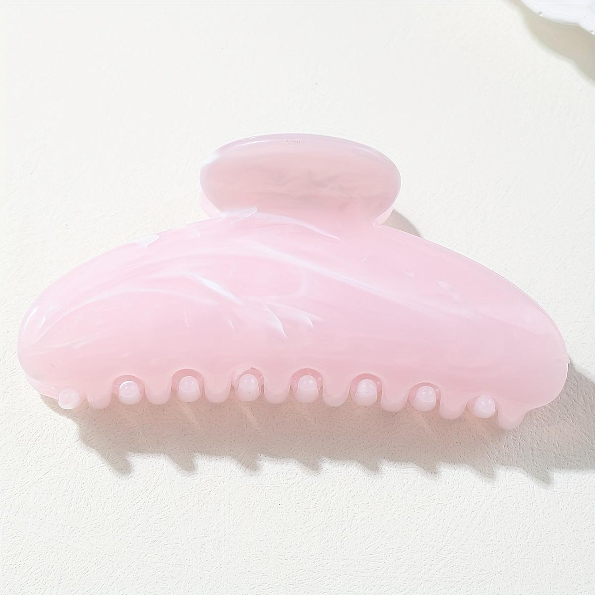 

Elegant Tie-Dye Oval Hair Claw with Hollow Design for Stylish Updos & Ponytails Perfect for Travel & Casual Attire