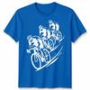 3 Cyclists Unisex T Shirt Cycling Bike Rider Cycle Gift Idea Graphic Tee