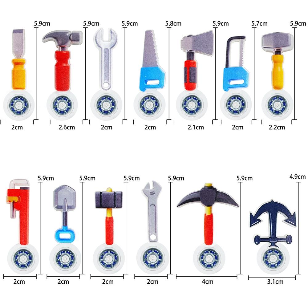 20 stuks Creatieve Gereedschap Stijl Vingertop Gyroscoop Vinger Fidget Spinner Kleine Mini Hand Speelgoed Cadeaus
