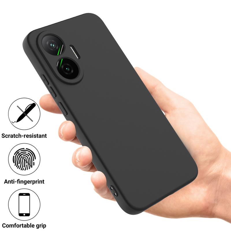 For Xiaomi Redmi Turbo 4 Pro Case Soft Premium Liquid Silicone Strap Cover with Flocking inside for Redmi Turbo4 Pro