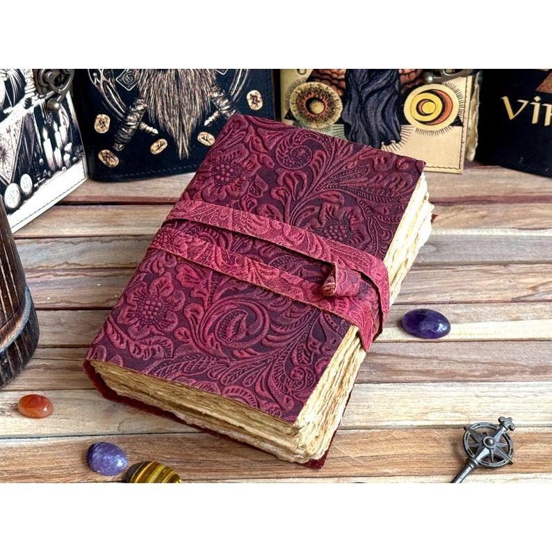 Leather Journal Genuine Leather Notebooks For Women - Beautiful Journal For Sketches Book Traveling Book Blank Spell Book