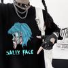Herren T-Shirt Sally Face Print Regulär Kurzarm T-Shirts Damen Harajuku Sommer Mode Lässige Kurzarm Kleidung Oberteile Tees