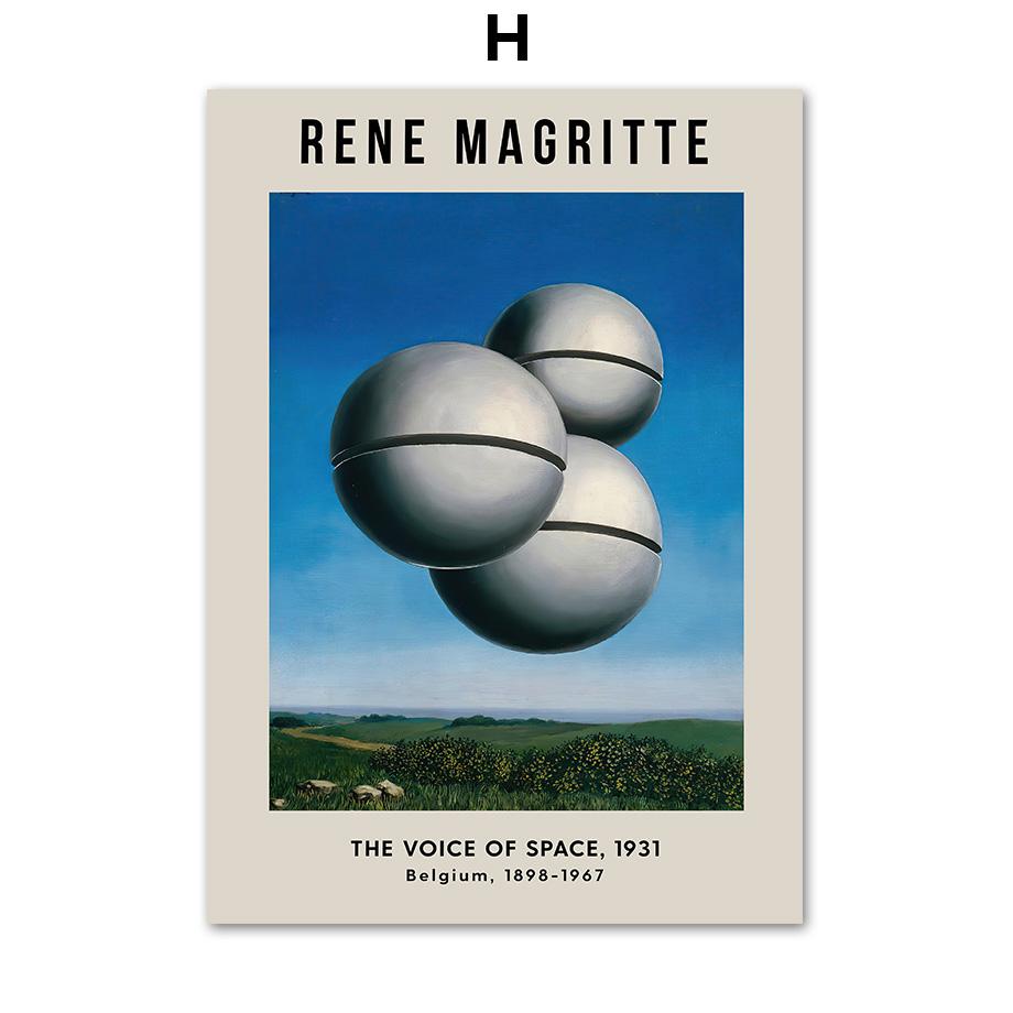 

Терапевт Рене Магрітт. Сюрреалізм. Сучасні скандинавські плакати та принти. Настінне мистецтво. Картини на полотні. Настінні картини для декору вітальні A4 21x30cm No Frame