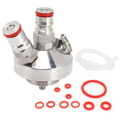 Mini-Fass-Bierzapfanlage-Set, Edelstahl-Bierzapfanlagen-Überdruckventil für 2 l/3,6 l/5 l Fass