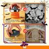 Creative Halloween Cookie Cutters Set 3D Embossing Magnetic Magnetic Baking Gadgets Detachable DIY Baking Halloween Baking Tools