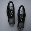 Exported plus-size Brock custom leather shoes for men, spring/autumn casual British and European American formal men's shoes