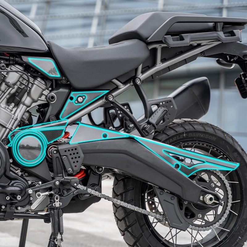 For HARLEY PAN AMERICA 1250ADV Carbon Fiber Stickers Fairing Kits Of Motorcycle Plastic Accessories