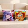 C-Cookie Run K-Kingdom Cushion Cover Home & Car Multi-Scene Pillow Cover - Reversible, Soft & Durable for Daily Use
