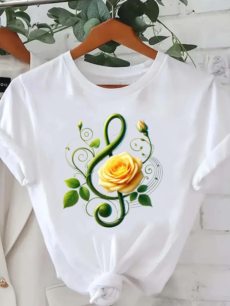 (Asian Size) 90s watercolor butterfly Printed Clothing Female Top Fashion Graphic Short Sleeve T-shirts Casual T Shirt  Lady Women Tee