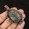 Tree Of Life Stingray Coral Pendant Copper Wire Wrapped Pendant Gemstone Handmade Jewelry Dainty Pendant Stingray Coral Jewelry Gift For Him