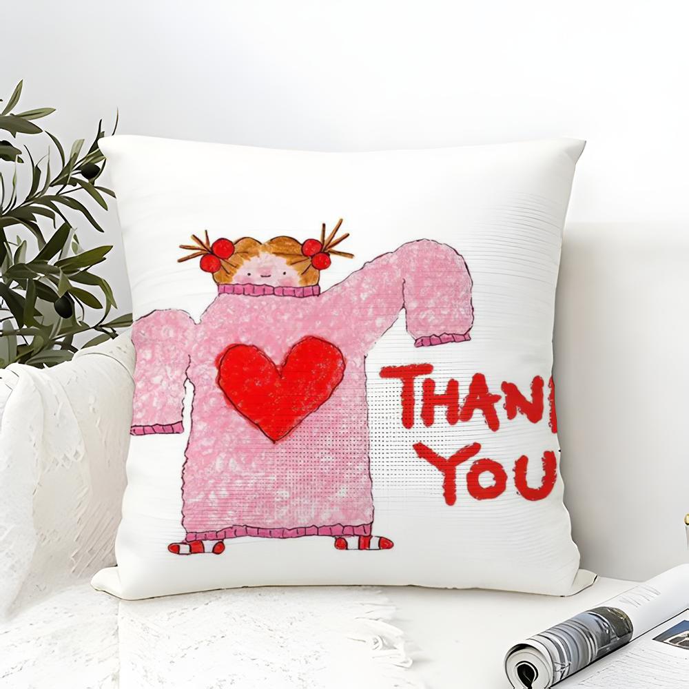 Beautiful Girl Cue CCoco Pillow Case linen pillow case sofa home decor cushion cover cushion cove