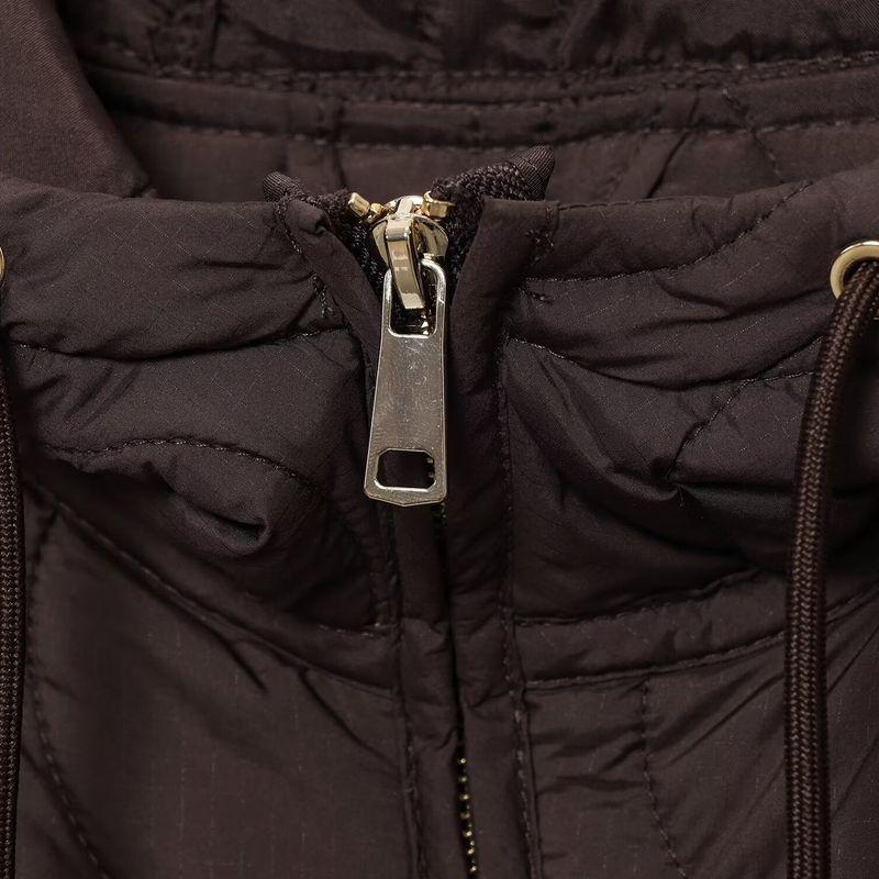 Kaslead New Women Clothes Western Style Versitile Fashion Hood Waist Hugging Quilted Coat 8372281