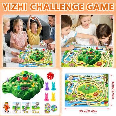 Bunny Trap Children's Double Board Game Boys And Girls Puzzle Game