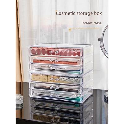 Acryl Transparenter Schubladen-Kosmetik- und Hautpflege-Organizer