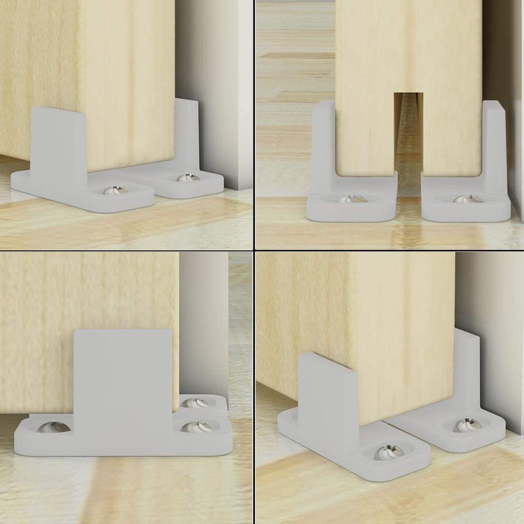 6X/set Boden Guide Kunststoff Ersatz Für Schiebe Barn Door Einstellbar