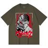 230 Gsm 100% Cotton Berserk V8 Print Unisex Heavy Cotton T Shirt