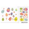 Easter Bunny Window Stickers Decorations cute Rabbit Eggs Carrot Chick Wall Sticker easter Home Party Ornaments Window Clings