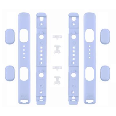 Soft Touch Replacement Case for eXtremeRate Switch Hardware Rails Not Custom Strap Housing Buttons for Switch Compatible 2 Pack Joy-Con Strap,