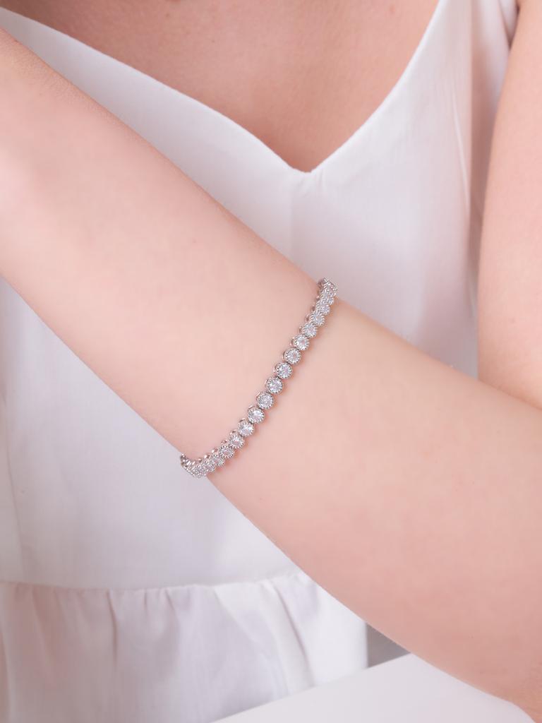 Ellejewelry Twinkle Classic Tennis Bracelet Elbrbb105