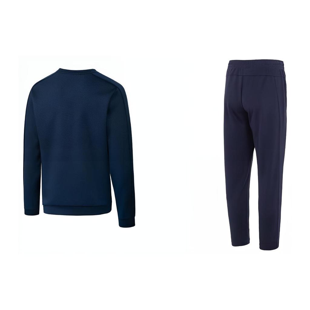 Under Armour Gradient Reflective Logo Printed Breathable Knit Sports Sweatshirt And Pants Set Men Sportswear 22600303-408+23600703-409