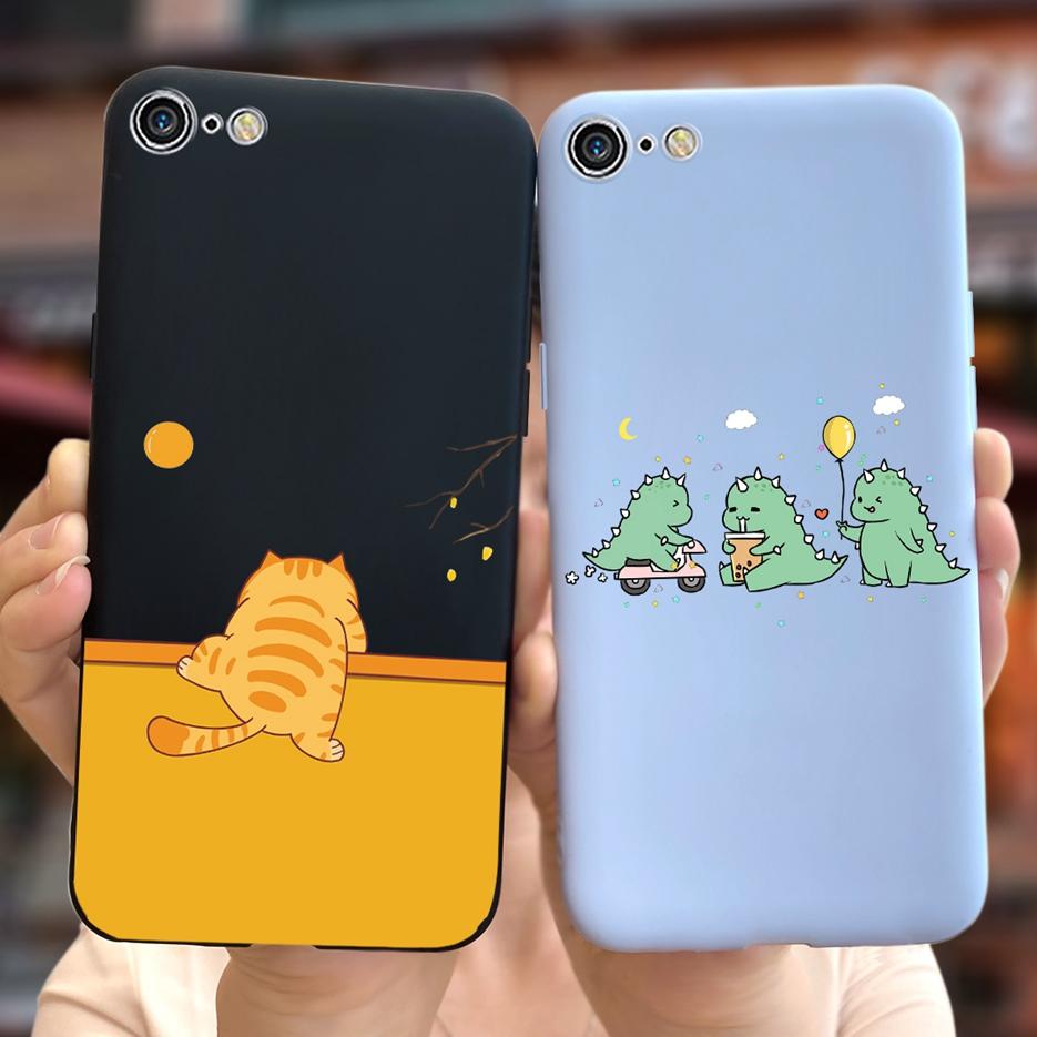Für Apple iPhone SE 2020 Hülle Stylische Bonbon-Lackierte Rückseite 4,7'' Weiche Silikon-TPU-Handyhülle Für iPhone SE 2022 2020 Fundas