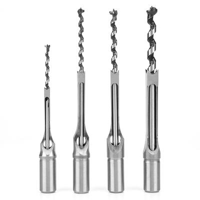 SquaRe Hole Saw Auger Drill Bit Mortising Chisel Woodworking Tool (4pcs)