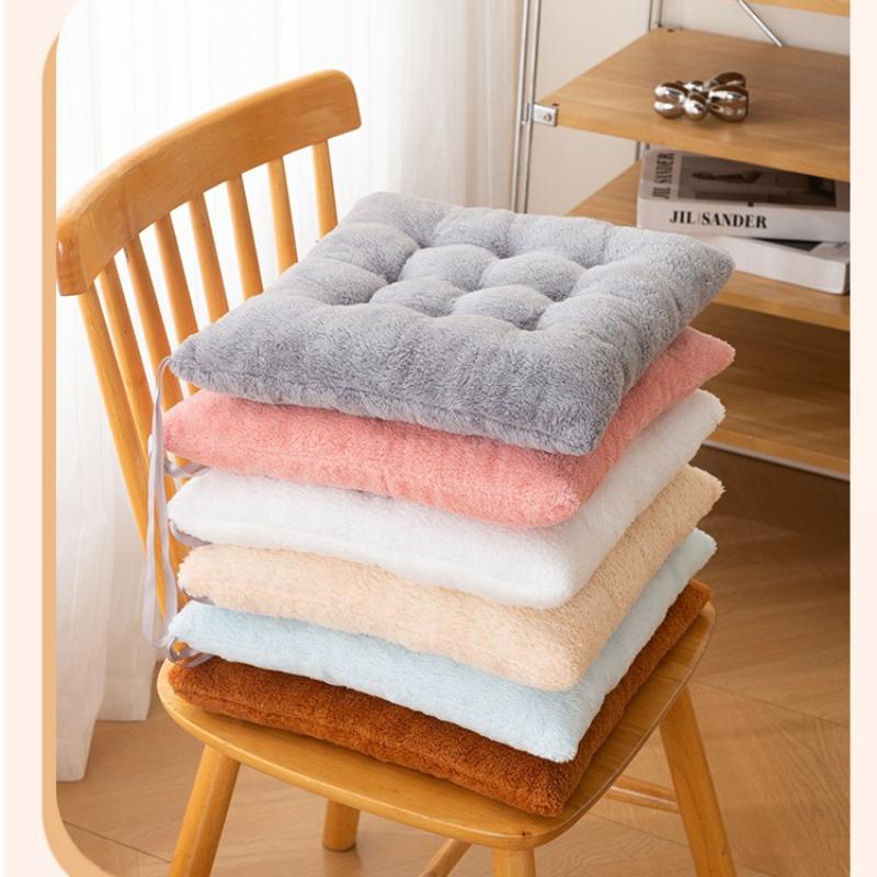 Thickened Warm Seat Cushion Home Dining Chair Cushions Office Sedentary Student Chair Mat Anti Slip Fart Cushion Moisture-wicking Breathable Sofa Pad