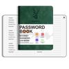 B6 Password Coil Notebook: Imitation Leather with Index Pages and English Address Book