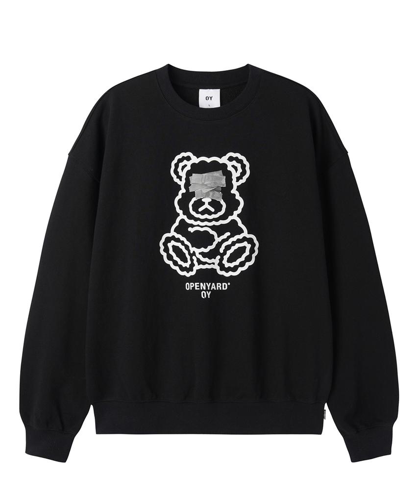 Opeunyadeu(Owai) Tape Dolly Crewneck - Black