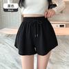 Loose Flesh-shielding Thin Casual Wide-leg Pants Women Thin Wear High-waisted Drawstring Sports Shorts