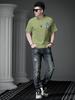 European Goods Trendy Brand Bear Print round Neck Short sleeve T-shirt Men 2025 New Summer Casual Men's Half Sleeve Top Clothes