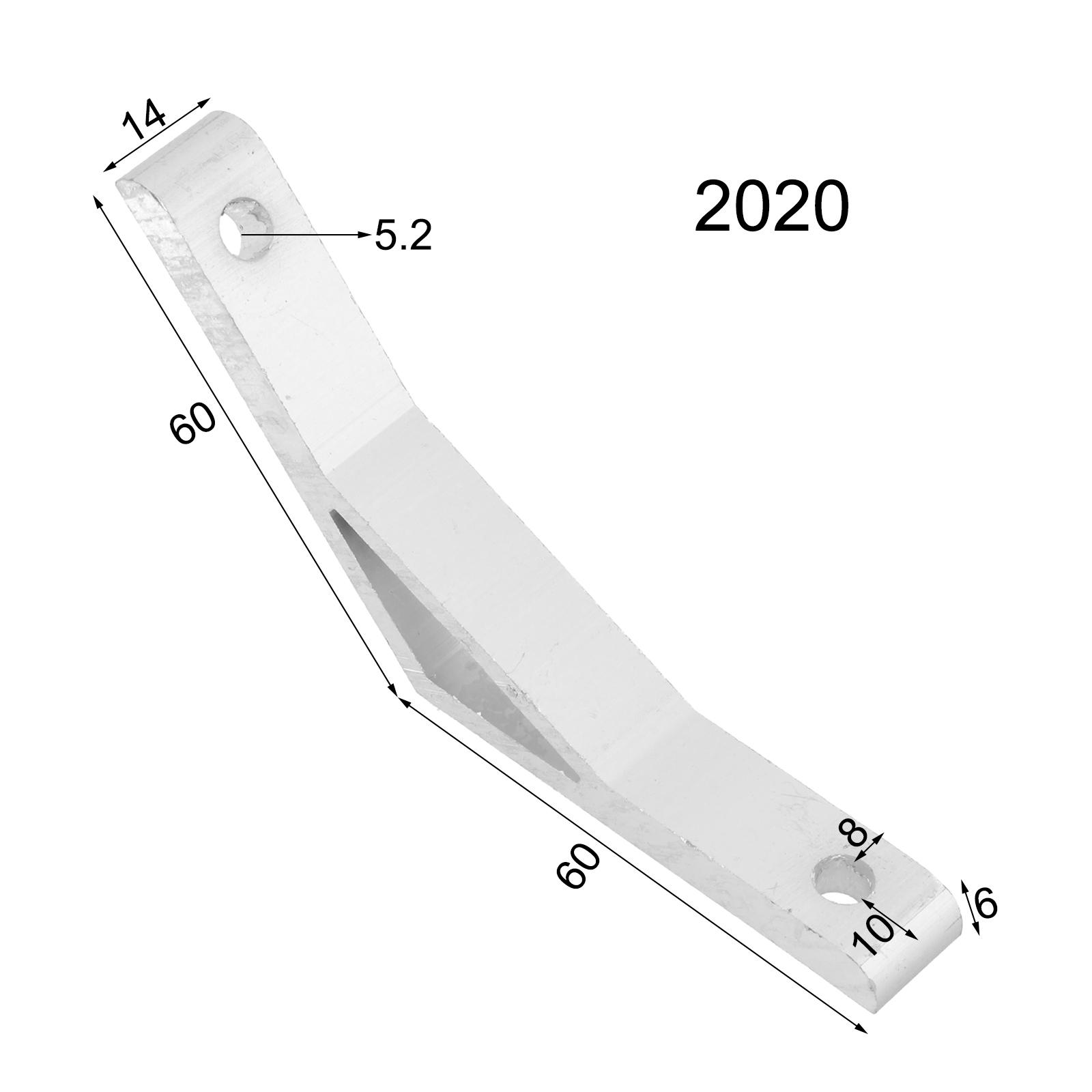 Connection Joint 135 Degree Angle Bracket Aluminum Bracket 2020/3030/4040 Series Easy To Use High Hardness For 135 Degree Angle