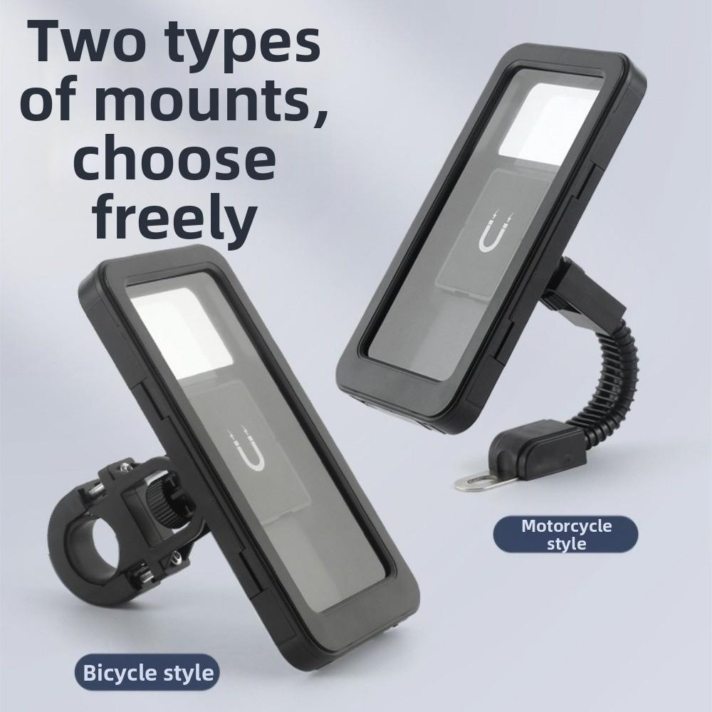 Waterproof Bike Phone Holder Stable Mount Motorcycle Phone Holder Smartphone Mount  Bicycle