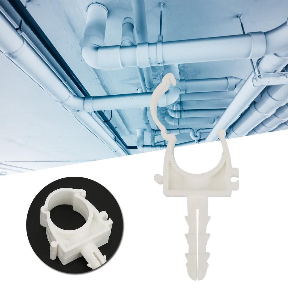 U Shaped Pipe Tube Clamp Water Pipe Fixed Clips Support Holder with Screws (25mm)
