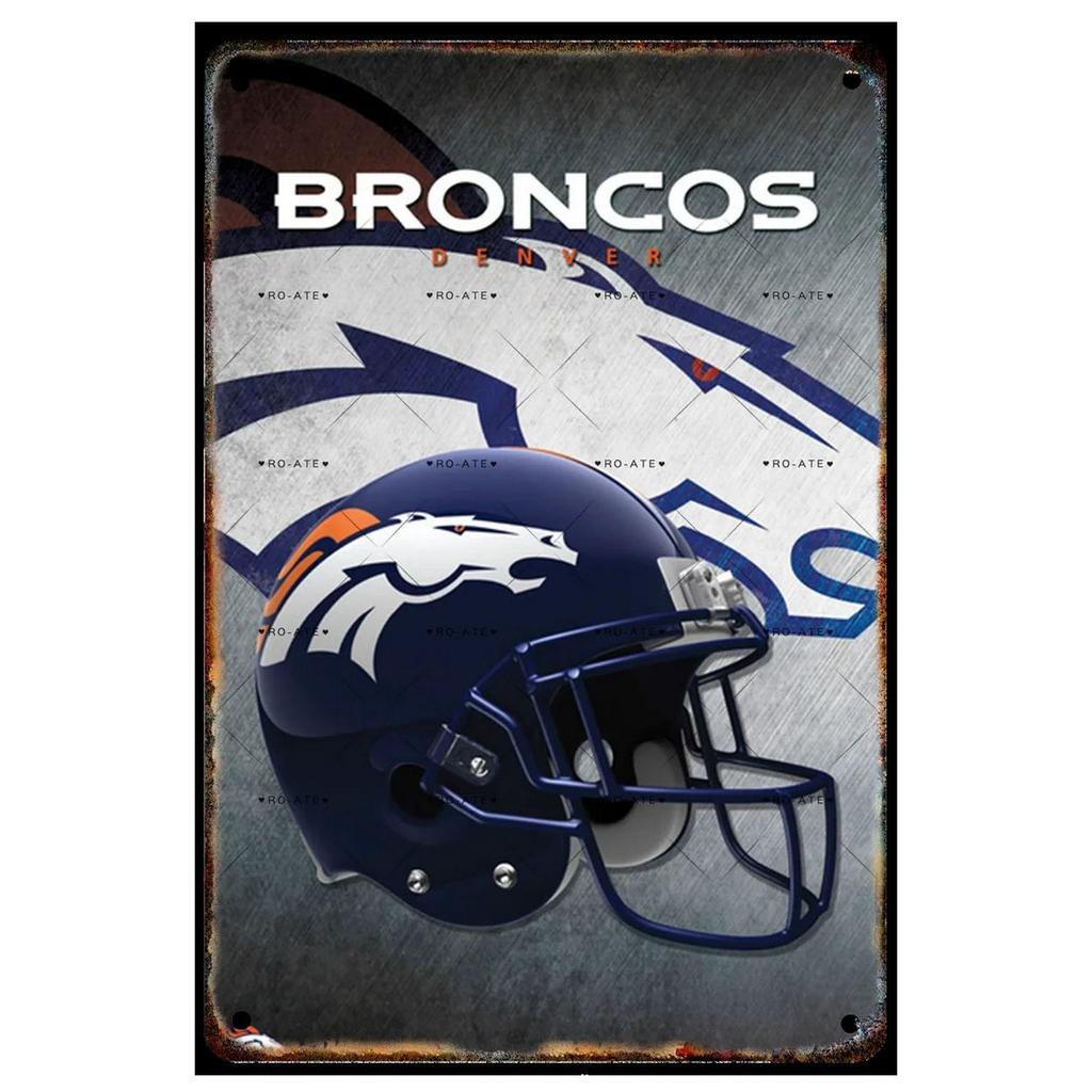 Football Helmets Metal Tin Signs Wall Decoration Plaque Vintage Art Poster Iron Painting for Man Cave Home Cafe Garden Club Bar