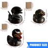 Handcrafted Evil Duck Ornament Unique Alien Design Resins Duck Miniature Figurine Car Dashboards Art Office Display
