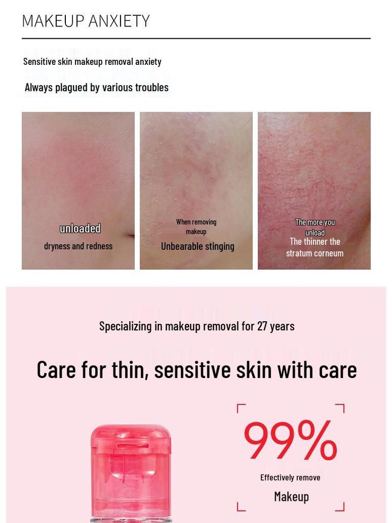 Bioderma 100ml Pink Micellar Water for Sensitive Skin - Travel Size.