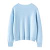 Women's Cashmere Sweater Qinghe Cashmere 30% Cashmere 70% Wool Autumn and Winter Cashmere Pullover Soft and Warm
