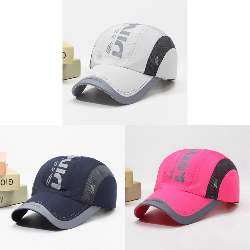 Polyester Summer Baseball Cap For Men With Sun Protection And Breathability
