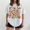 Autumn Florals and Pumpkins T-Shirt | Fall Leaves, Rustic Harvest Print